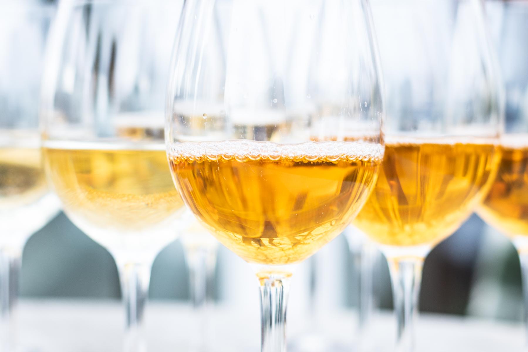 Gläser bereit für Degustation